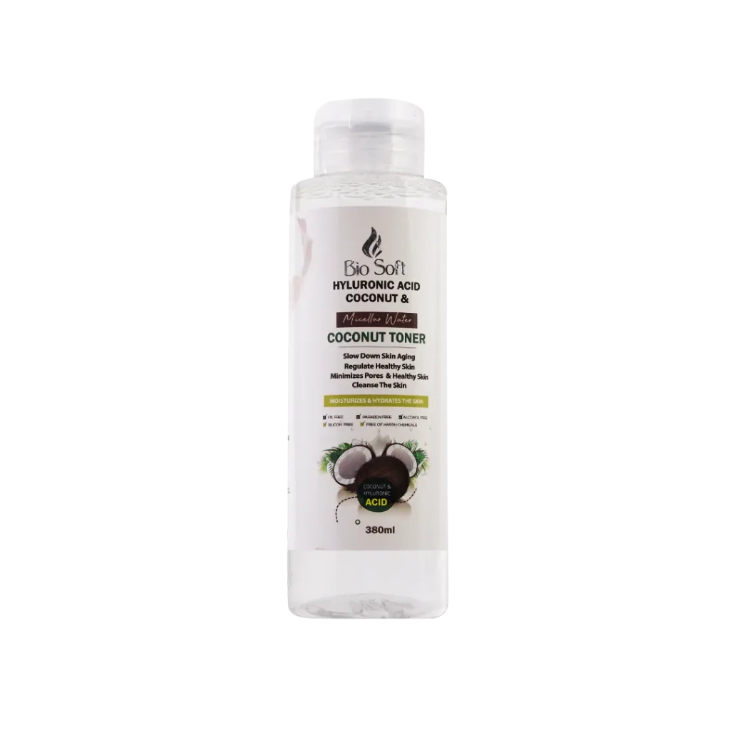 ماء ميسيلار مع حمض الهيالورونيك وجوز الهند